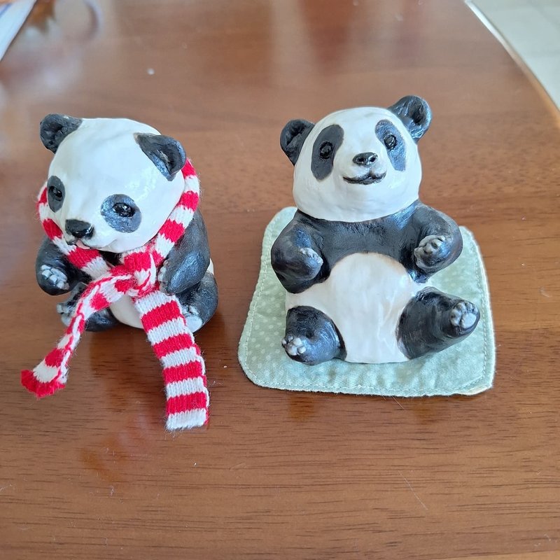 Panda Porcelain Porcelain Puppet 2 actions available - ตุ๊กตา - เครื่องลายคราม 