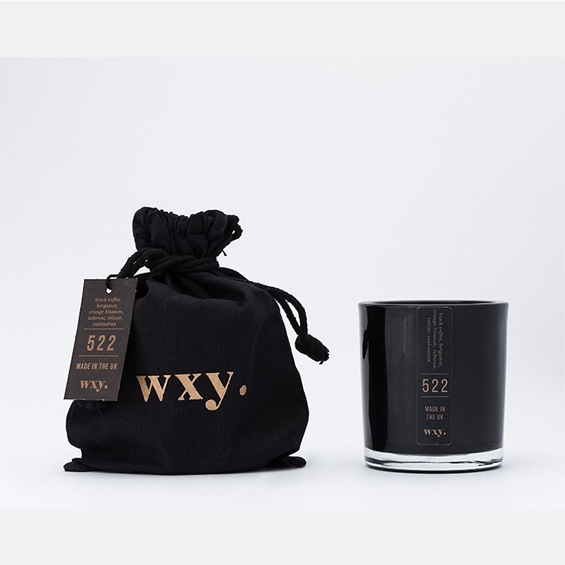wxy Umbra Mini Candle- 522 Black Coffee & Orange Blossom /5oz - เทียน/เชิงเทียน - แก้ว สีดำ