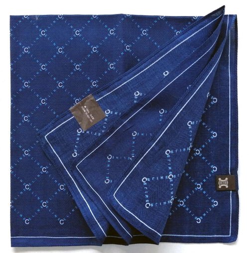 Celine Monogram Vintage Handkerchief Pocket Square 20 x 20 inches, vintage  scarf - Shop orangesodapanda Scarves - Pinkoi