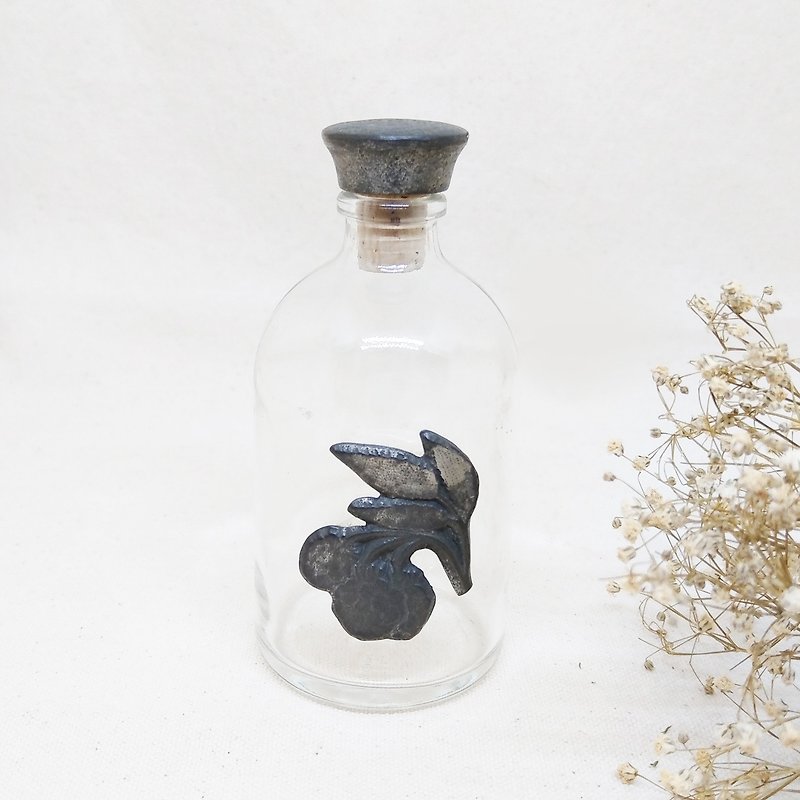 [Special offer] Early antiques - Austrian crystal container bottle | RUDOLF CHLADA - ของวางตกแต่ง - คริสตัล สีใส