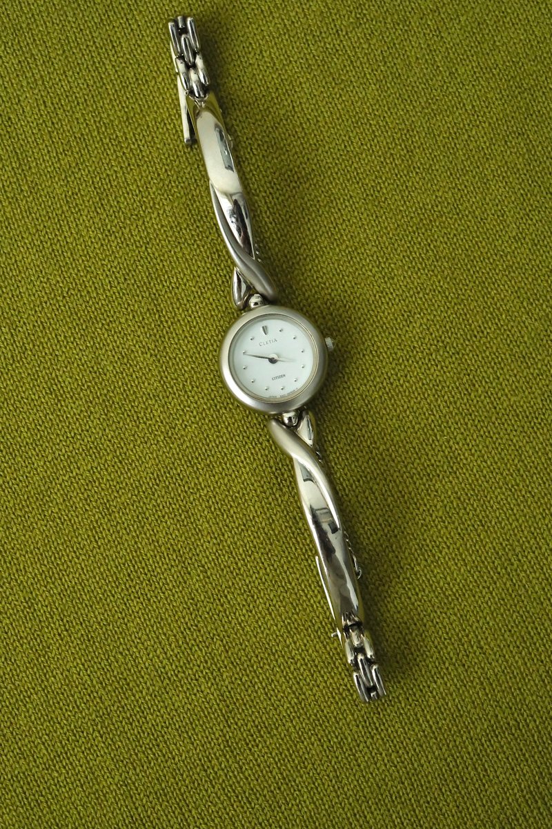 Citizen Cletia中古錶/復古時鐘/時鐘/老錶/vintage watch/女錶 - 女錶 - 其他金屬 銀色