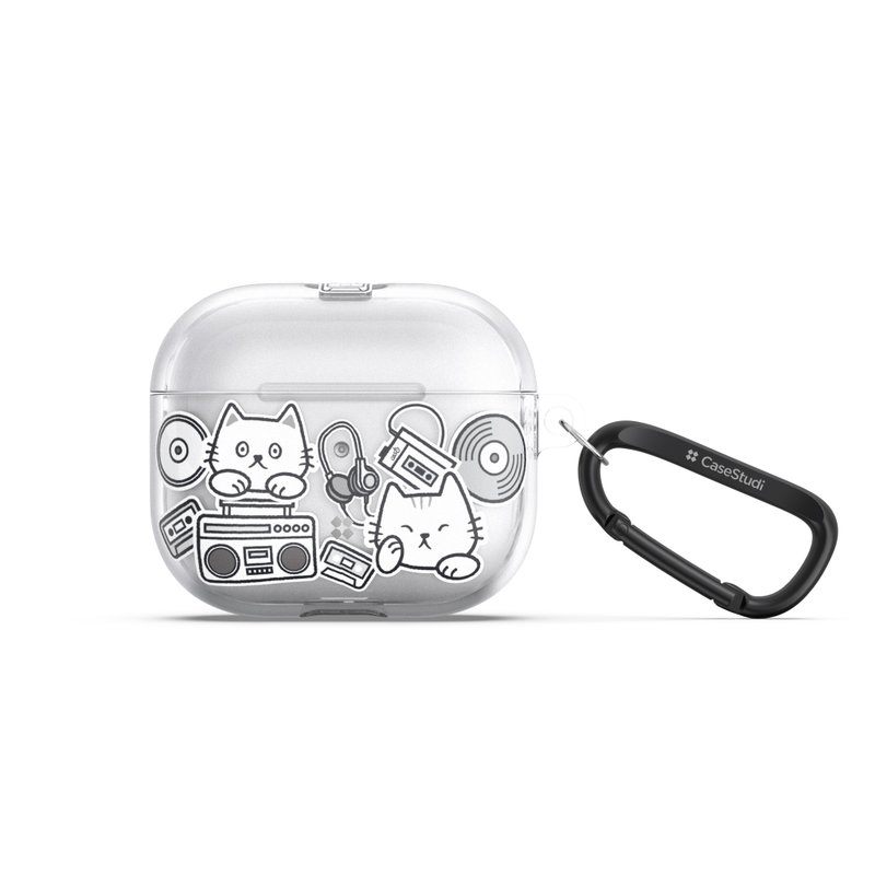 AIRPODS 3RD GENERATION CASE: CAST MUSIC CAT - AirPods/耳機保護套 - 塑膠 