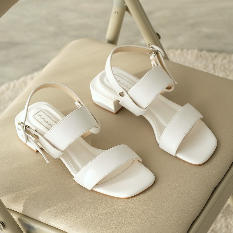 2in1 Sandals shoes - Slick Coconut - 女休閒鞋/帆布鞋 - 人造皮革 白色