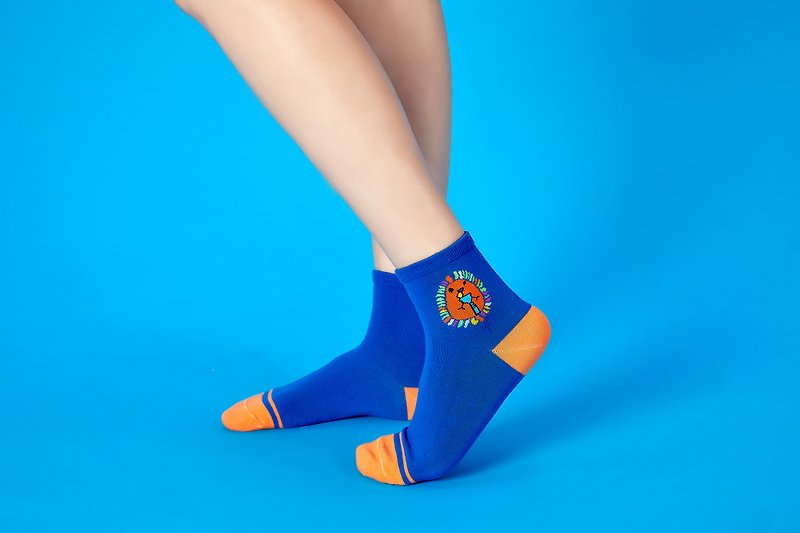 シンプルな靴下 – ライオンソックス - ソックス - サステナブル素材 ブルー