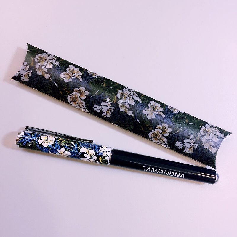 Taiwan DNA Ballpoint Pen-Yushan Rhododendron - ไส้ปากกาโรลเลอร์บอล - พลาสติก สีน้ำเงิน