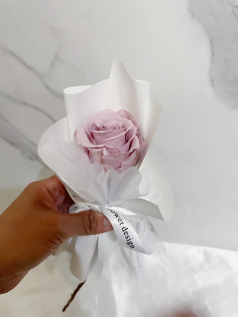 RU flower-single eternal flower bouquet tutorial - ช่อดอกไม้แห้ง - พืช/ดอกไม้ 