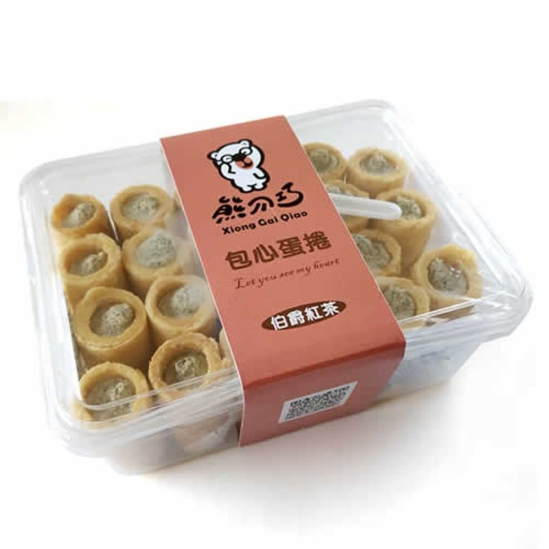 Earl Gray Tea Stuffed Egg Roll Solid Egg Roll Filled Egg Roll Filled Egg Roll Happy Egg Roll Taste Mid-Autumn Festival Gift - ขนมคบเคี้ยว - วัสดุอื่นๆ 