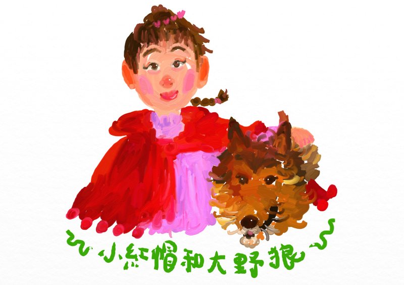 簡約風　人像畫　似顏繪　數位電子檔 - 電子似顏繪/繪畫/插畫 - 其他材質 