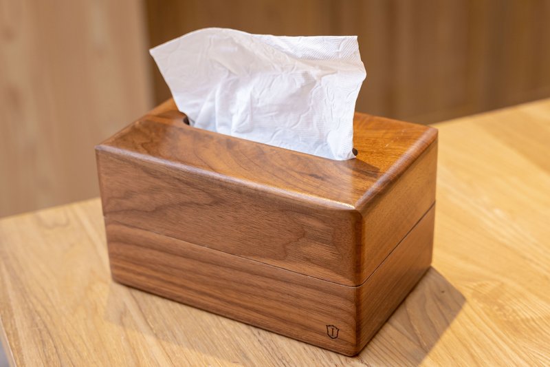 Islandoffer North American Walnut Rectangular Tissue Box - Other Furniture - Wood Brown