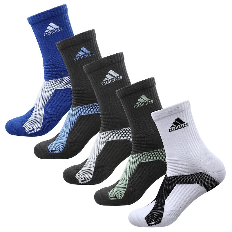 【6入組】品質卓越 MIT - adidas P5.1極致高機能中筒運動襪 - 襪子 - 其他材質 