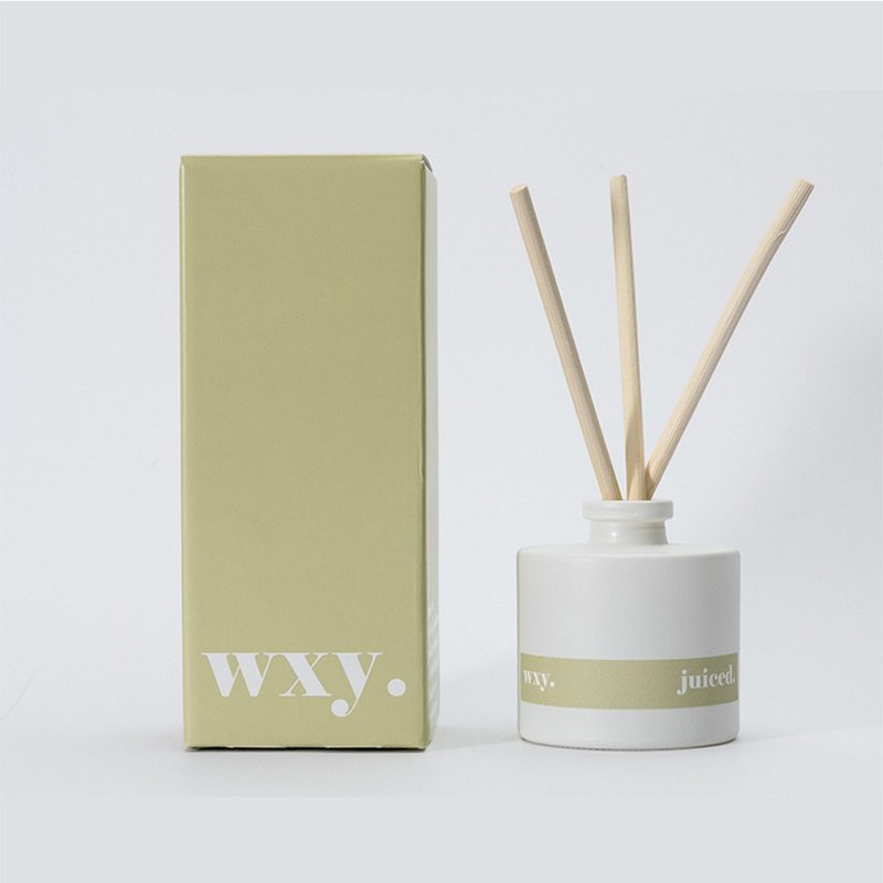 wxy Classic Diffuser- juiced. (Lime Avocado + Cucumber Water) /100ml - น้ำหอม - แก้ว สีเขียว