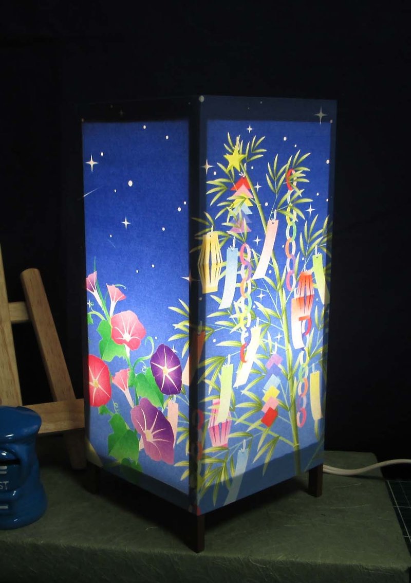 Evening at Tanabata night absence momentum LED mid-range dream lighting the real pleasure! - โคมไฟ - ไม้ สีใส