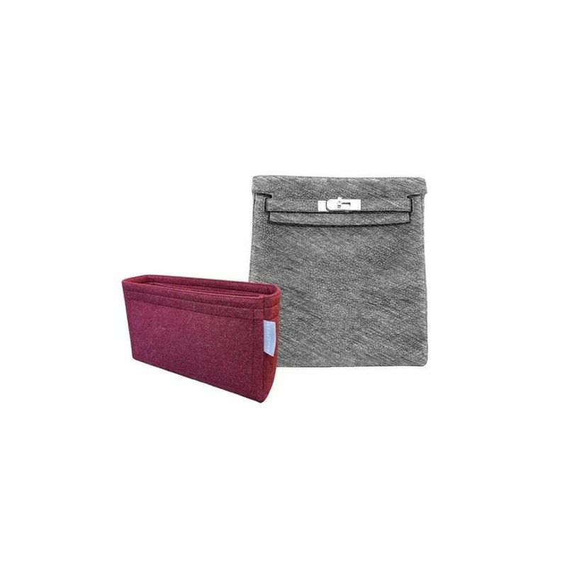 【香港製造|韓國絨布】手製內袋 Hermes-Kelly Ado 22cm - 化妝包/收納袋 - 其他材質 多色