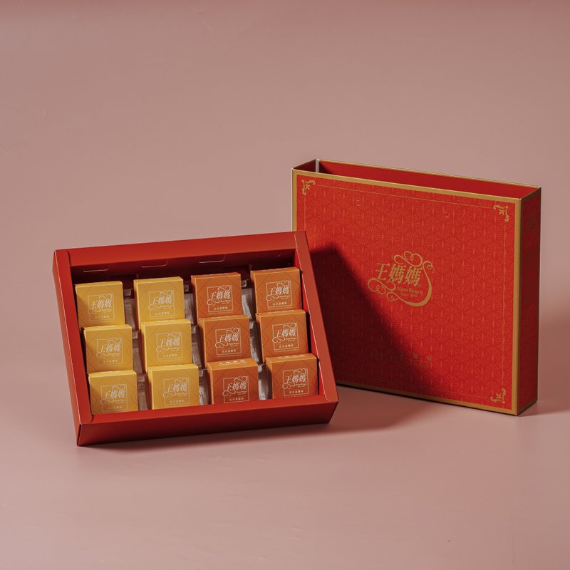 王媽媽雙色鳳梨土鳳梨禮盒12入 - 蛋糕/甜點 - 其他材質 