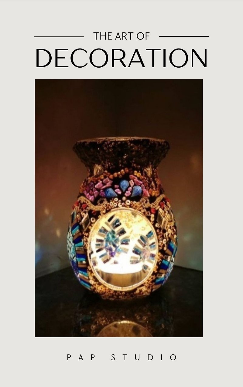 魅力的な石ガラスのアロマセラピー バーナー - アロマ・線香 - ガラス グリーン