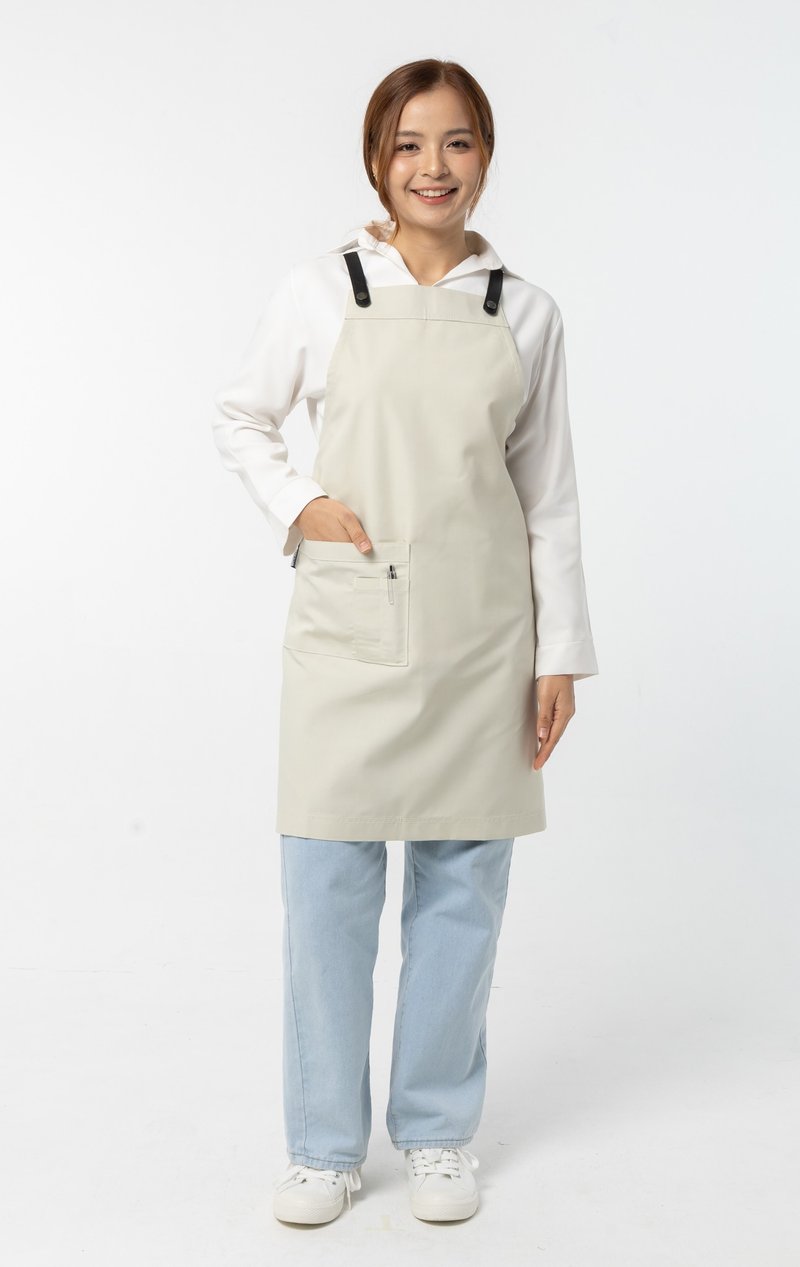 Motion Light Apron (Ivy Cream) 工作服 圍裙 - 圍裙 - 棉．麻 卡其色