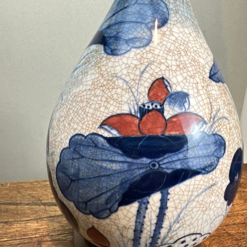 数量限定セール  海外【手描き陶器】日本手描き青花瓶 TIME GOOD ショップ - 工芸品