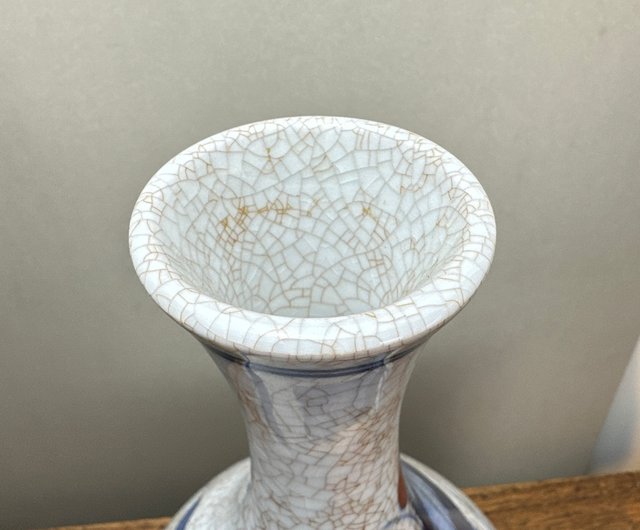 海外【手描き陶器】日本手描き青花瓶 - ショップ GOOD TIME