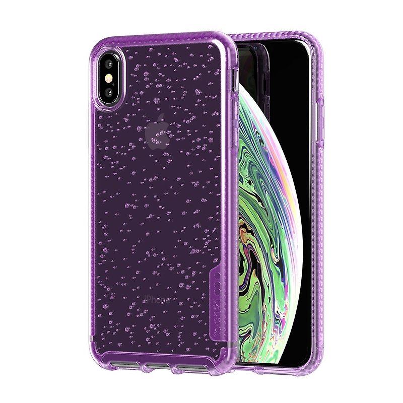 Tech 21防撞硬式泡泡保護殼-iPhone Xs Max-紫 (5056234706398) - 手機殼/手機套 - 矽膠 紫色