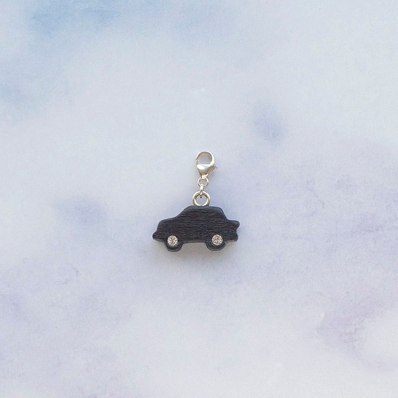 Car wooden charm - พวงกุญแจ - ไม้ สีนำ้ตาล