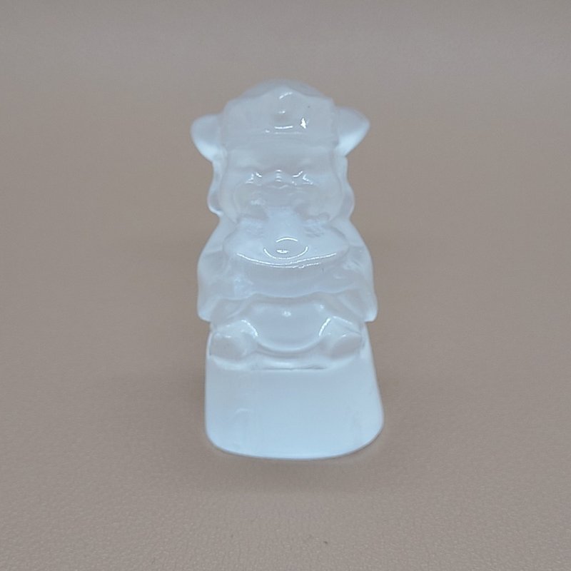 摩洛哥透石膏石財神爺 - 去除負能量 提升空間 - 擺飾/家飾品 - 水晶 