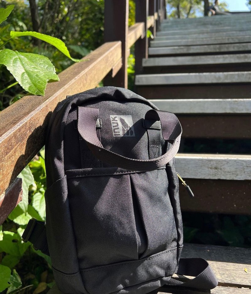 環保調色盤 迷你包  Eco Primary Minikoot_RP  黑  4L - 後背包/背包/書包 - 環保材質 黑色