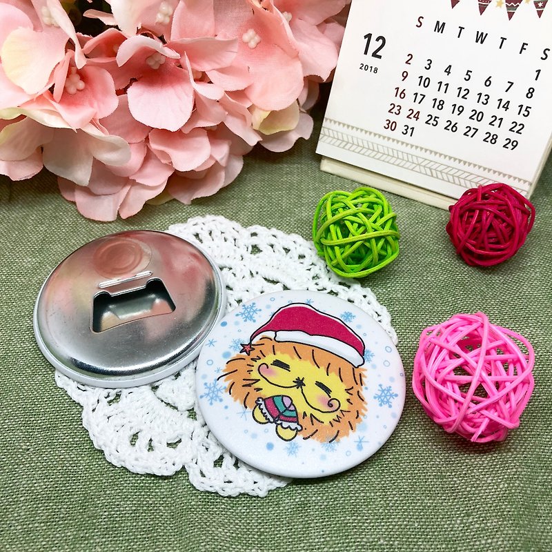 KaaLeo Christmas Magnet Opener Lion Lion ライオン - Other Furniture - Other Metals White