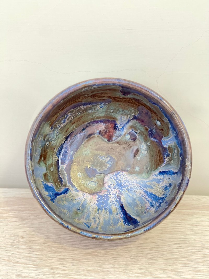 starry round bowl - ถ้วยชาม - ดินเผา หลากหลายสี