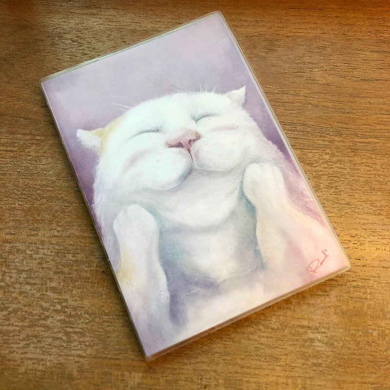 Smile animal series – White kitten Paopao】Notebook - Notebooks & Journals - Paper 