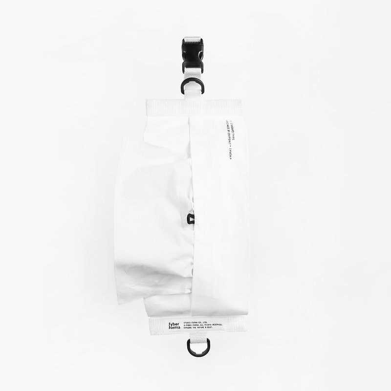 TS01吊掛式衛生紙套/面紙套 白 - 紙巾盒 - 防水材質 白色