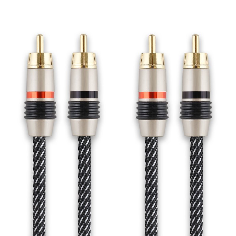 [Chuanmu] 5N pure copper audiophile-grade RCA signal cable [M177] HIFI audio connection cable RCA - Gadgets - Other Metals 