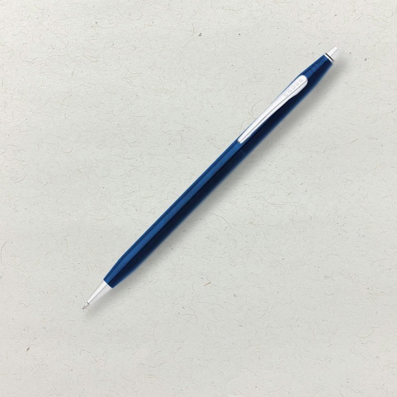 【CROSS】 Classic Century世紀 半透明藍色 PVD 原子筆 免費刻字 - 原子筆/中性筆 - 其他材質 藍色
