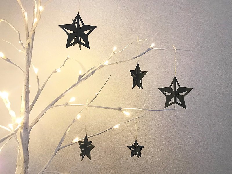 ornament　star1 - Other - Paper Black