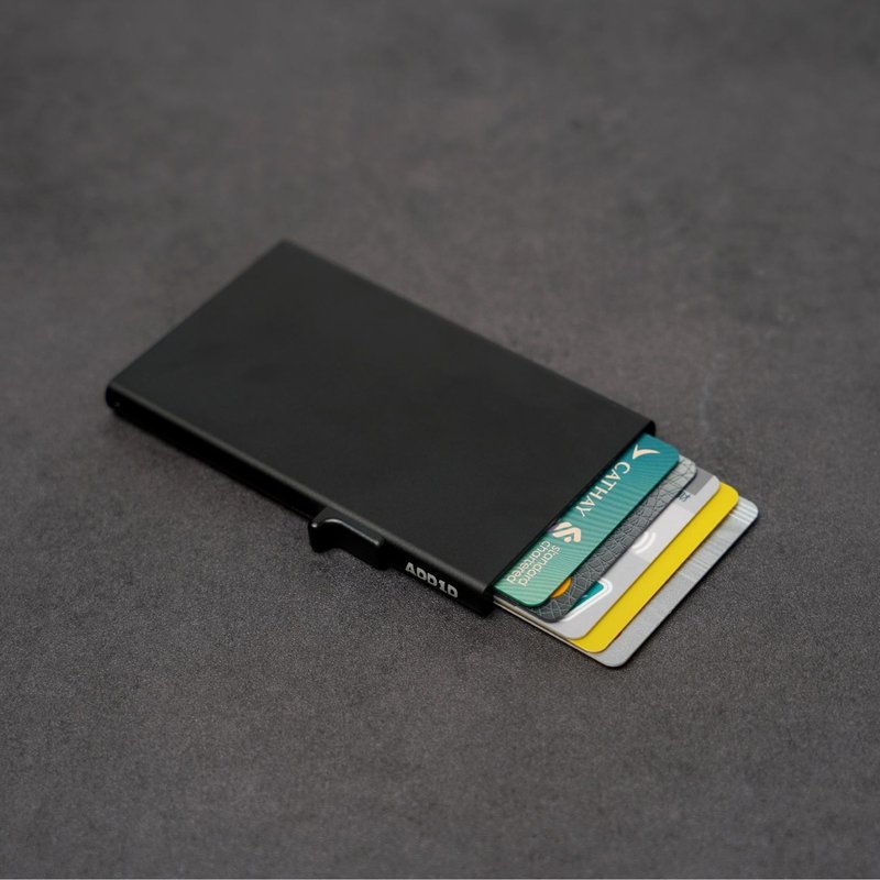 Pop-up Cardholder - 彈出式卡盒 - 零錢包/小錢包 - 其他金屬 黑色