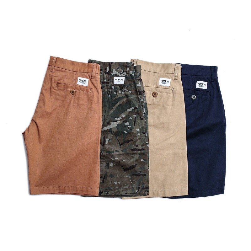 Filter017 Basic Work Shorts Filter017 工作短褲 - 男長褲/休閒褲 - 棉．麻 多色