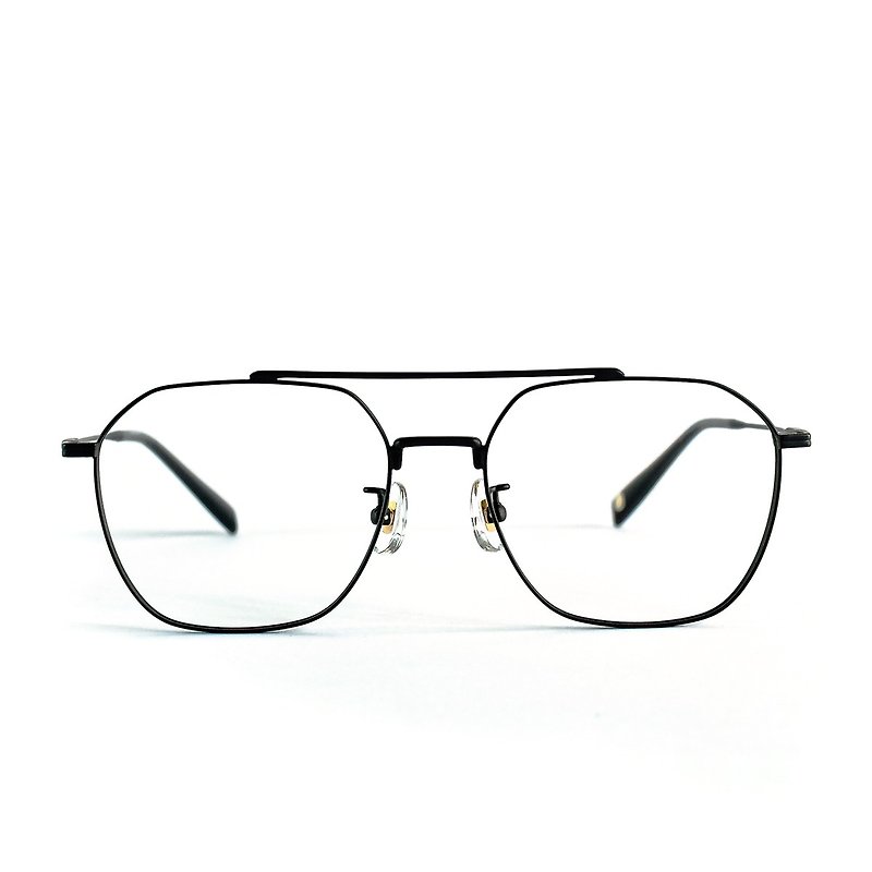 全新設計│雙樑眼鏡【鈦氣了!系列】－免費升級UV420濾藍光鏡片 - 眼鏡/眼鏡框 - 貴金屬 多色
