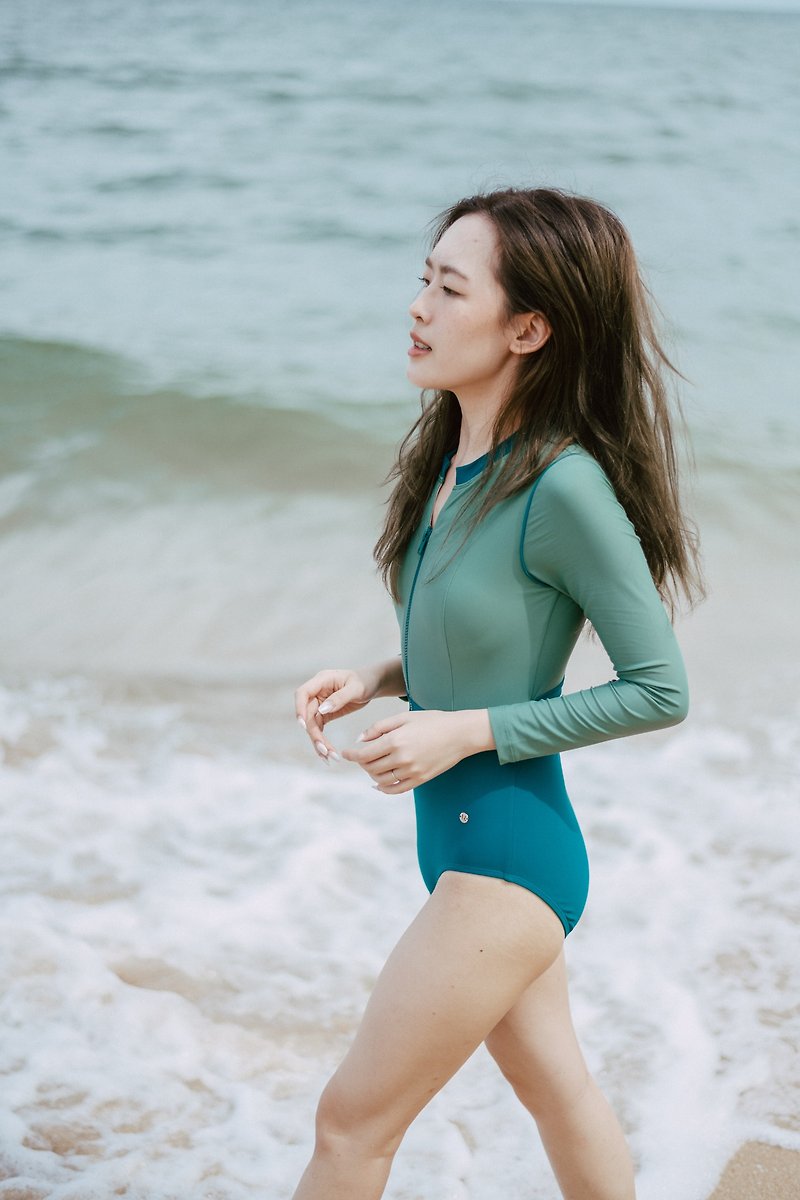 Chloe - Mint/Caribbean / swimwear - Women's Swimwear - Nylon Green