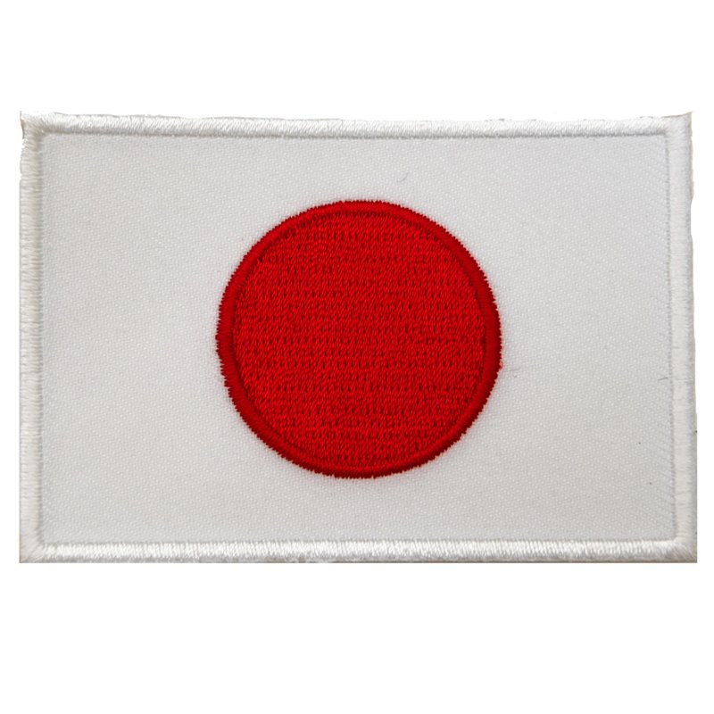 日本 熨燙袖標 背膠燙布貼紙 熨斗貼布繡 布藝燙貼 Flag Patch布 - 徽章/別針 - 繡線 多色