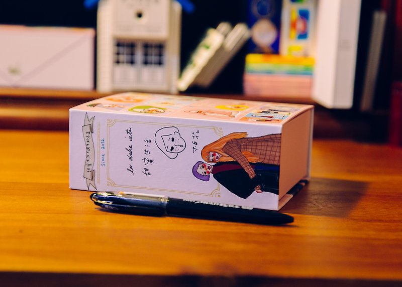 Sweet Life 5th Anniversary Carton Box - กล่องดินสอ/ถุงดินสอ - กระดาษ สึชมพู