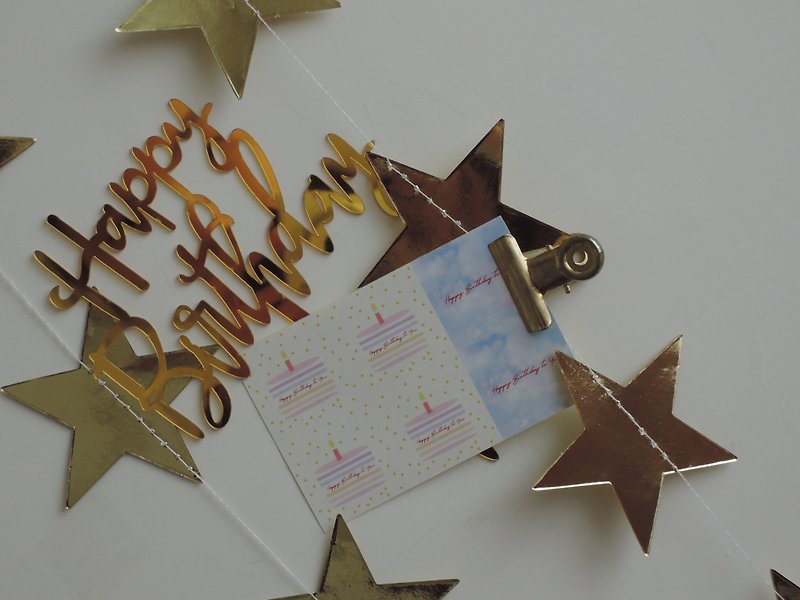 Birthday Stickers/Handmade Stickers-Blessing Series_Happy Birthday! - Stickers - Paper 