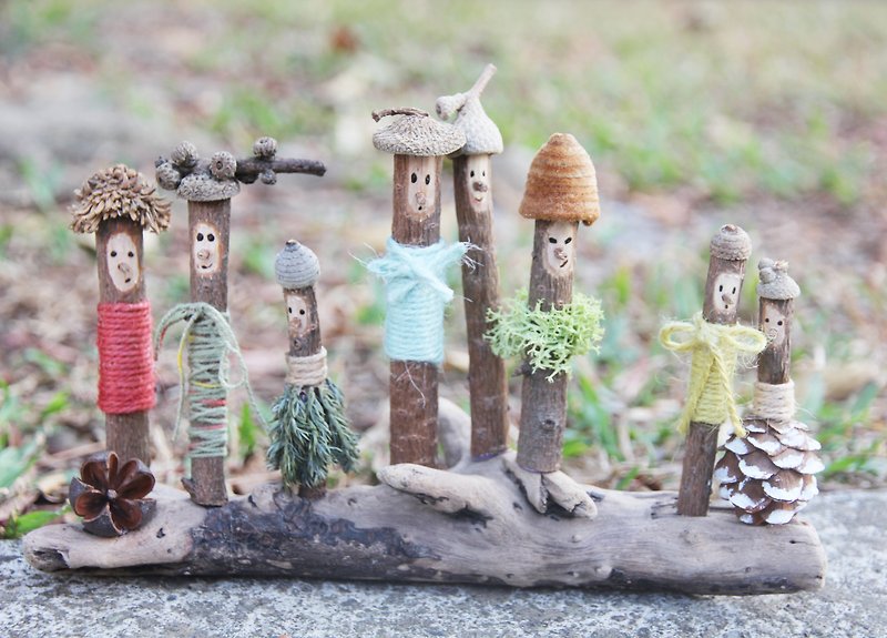 Natural creation-I am the cutest wooden person - Items for Display - Wood 