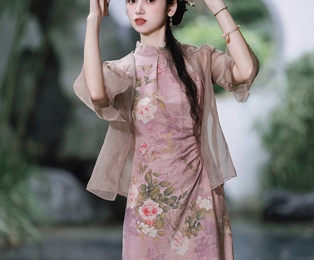 Xizizhuang 中国風改良チャイナドレス - ショップ thevillage-cn