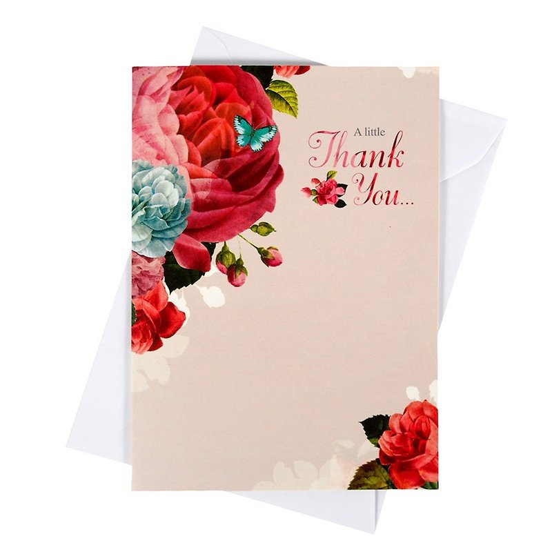 愛を込めてありがとう[ホールマークカード無制限の感謝] - カード・はがき - 紙 ピンク