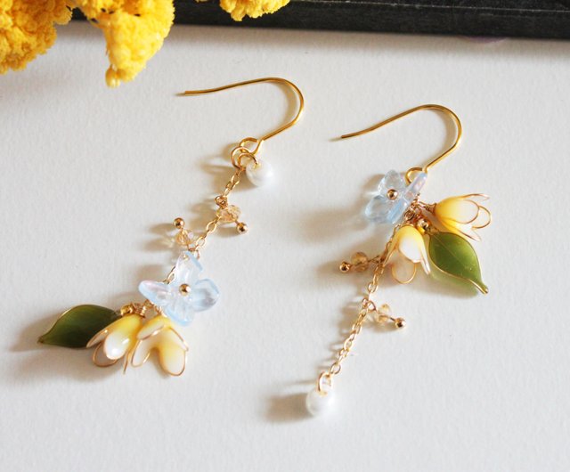 フリージア イヤリング】フリージア バタフライ イヤリング