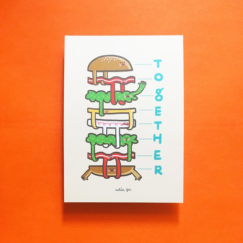 Together / Postcards - Cards & Postcards - Paper Multicolor