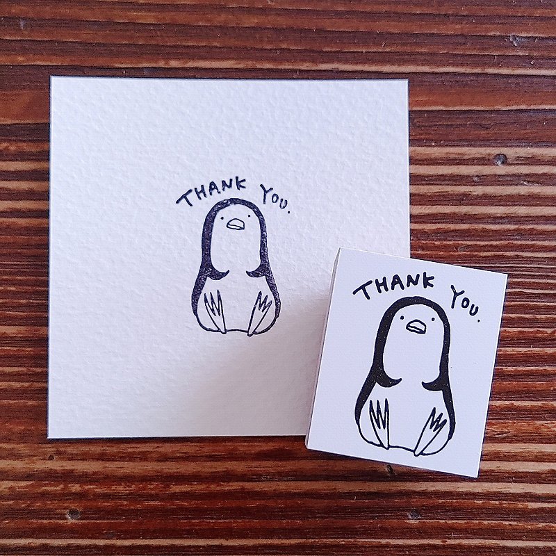 Rubber stamp penguin - Stamps & Stamp Pads - Rubber White