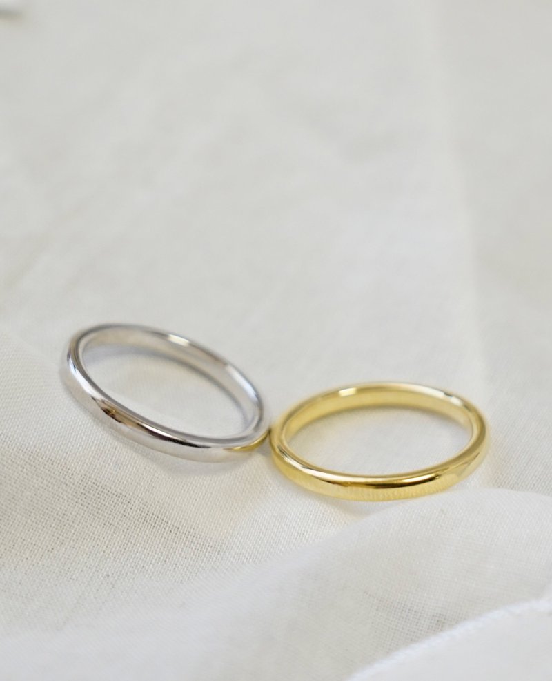 Skinny layered Ring - General Rings - Other Metals Gold