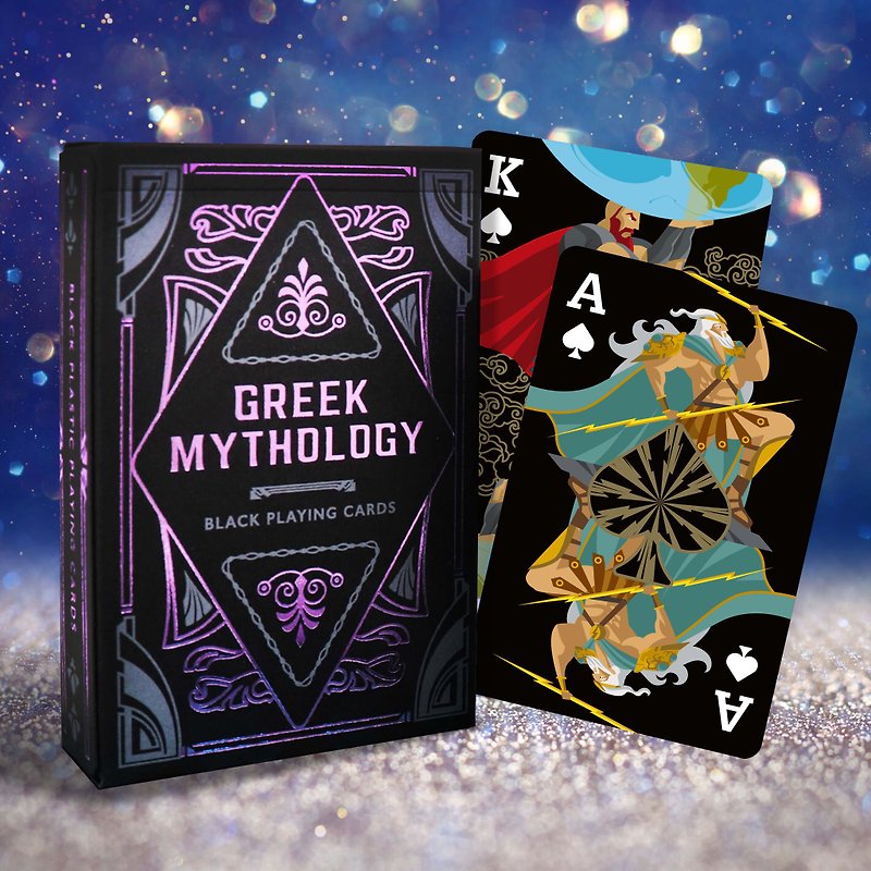 【ROYAL】Greek Mythology - Wisteria Poker (Black Diamond) - บอร์ดเกม - พลาสติก หลากหลายสี