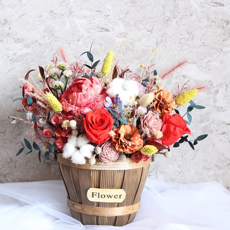 【Planting Flowers】Spring Song Dry Flower Blue Dry Flower Gift Birthday Gift Valentine's Day Flowers - Dried Flowers & Bouquets - Plants & Flowers 