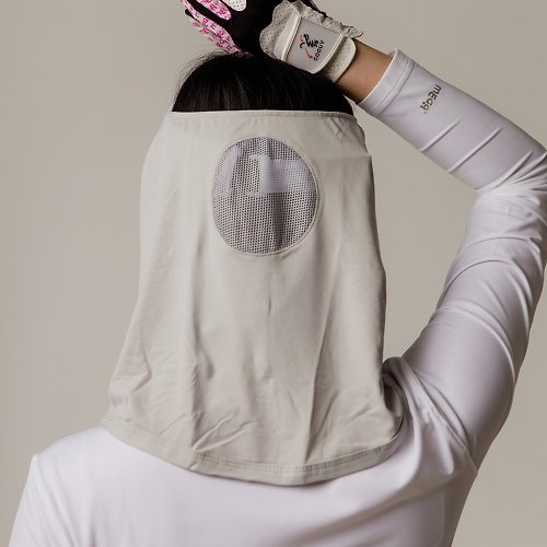 【MEGA COOUV】Ice-sensing sun protection hat set scarf casual travel headgear  mask neck cloth neck protector
